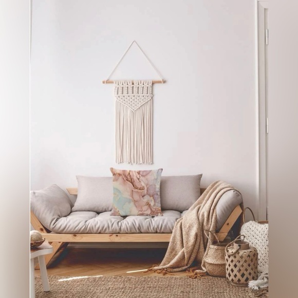 💐🔵Set of 2 - Marble Pattern Cushion Covers Without Filler - Picture 4 of 7